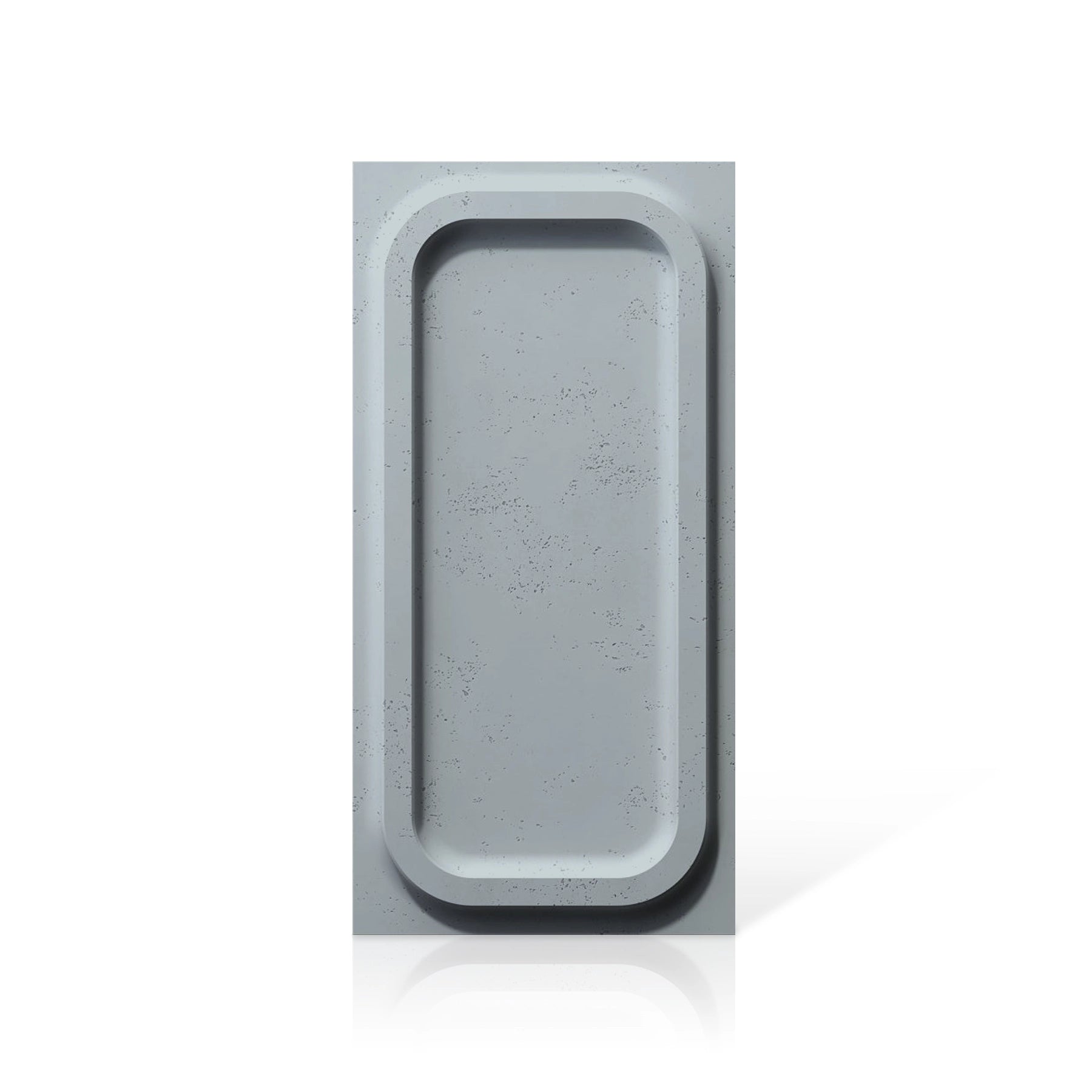 3D Concrete Wall Panels PORTHOLE colour swatch on white background DecorMania.eu